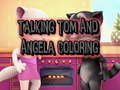 Oyunu Talking Tom ve Angela Boyama çevrimiçi