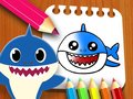 Oyunu Baby Shark Boyama Kitabı çevrimiçi