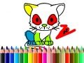 Oyunu Okula Dönüş: Kedi Boyama çevrimiçi