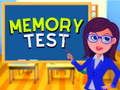 Oyunu Hafıza Testi çevrimiçi