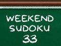 Oyunu Hafta Sonu Sudoku 33 çevrimiçi