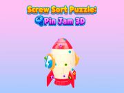 Oyunu Vidalı sıralama bulmaca: Pin Jam 3D çevrimiçi