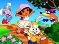 Oyunu Dora Mutlu Paskalya. Farkları Bul çevrimiçi