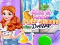 Oyunu Eliza ve Annie: Puff Kollu Elbise Giydir çevrimiçi