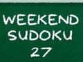 Oyunu Hafta Sonu Sudoku 27 çevrimiçi