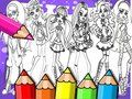 Oyunu Monster High Boyama Kitabı çevrimiçi