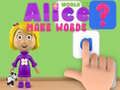 Oyunu Alice'in Dünyası: Kelime Yap çevrimiçi