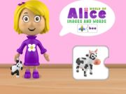 Oyunu Alice'in Dünyası Resimler ve Kelimeler çevrimiçi