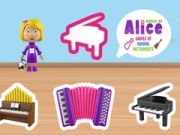 Oyunu Alice'nin Müzik Aletleri Şekilleri Dünyası çevrimiçi