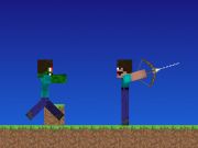 Oyunu Noob vs pro ama okçular minecraft çevrimiçi