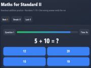 Oyunu Standart II için Matematik çevrimiçi