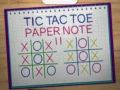 Oyunu Tic Tac Toe Kağıt Notu 2 çevrimiçi