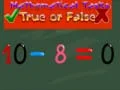 Oyunu Matematik Görevleri Doğru mu Yanlış mı çevrimiçi