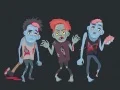 Oyunu Zombiler ve İskeletler Boyama çevrimiçi