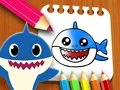 Oyunu Baby Shark Boyama Kitabı çevrimiçi