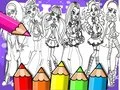Oyunu Monster High Boyama Kitabı çevrimiçi