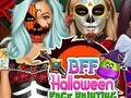 Oyunu BFF Cadılar Bayramı Yüz Boyama çevrimiçi