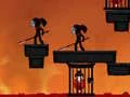 Oyunu Ninja Çubuk Adam Savaşçısı HTML5 çevrimiçi