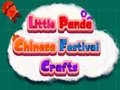 Oyunu Küçük Panda Çin Festivali El Sanatları çevrimiçi