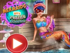 Oyunu Deniz Kızları BFF'ler Gerçek Sauna çevrimiçi