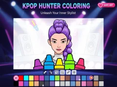 Oyunu Kpop Avcısı Boyama çevrimiçi