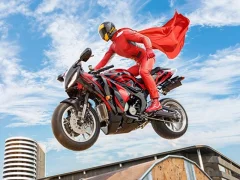 Oyunu Gerçek motosiklet süper kahraman dublör 3d çevrimiçi