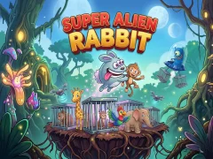 Oyunu Super Alien Rabbit çevrimiçi