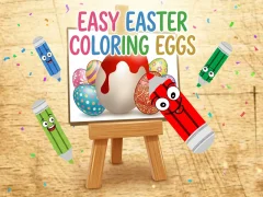 Oyunu Easy Easter Coloring Eggs çevrimiçi