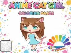 Oyunu Anime Kedi Kız Boyama Sayfaları çevrimiçi