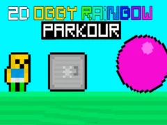 Oyunu 2D Obby Gökkuşağı Parkuru çevrimiçi
