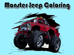 Oyunu Canavar Jeep Boyama çevrimiçi