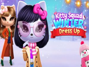 Oyunu Kitty Squad Kış elbisesi çevrimiçi