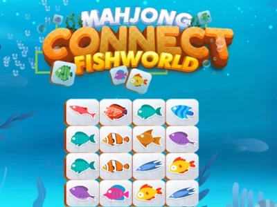 Oyunu Mahjong Connect Balık Dünyası çevrimiçi