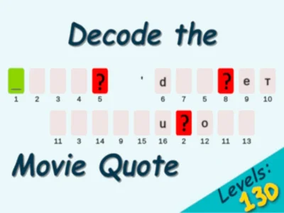 Oyunu Film Alıntısının Kodunu Çöz çevrimiçi