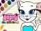 Oyunu Talking Angela Boyama Kitabı çevrimiçi