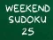 Oyunu Hafta Sonu Sudoku 25 çevrimiçi