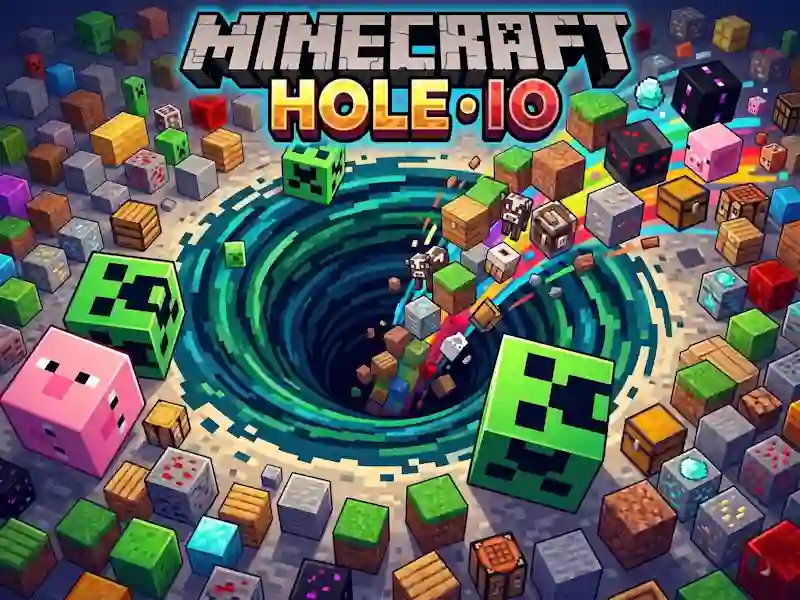 Oyunu Minecraft Hole IO çevrimiçi