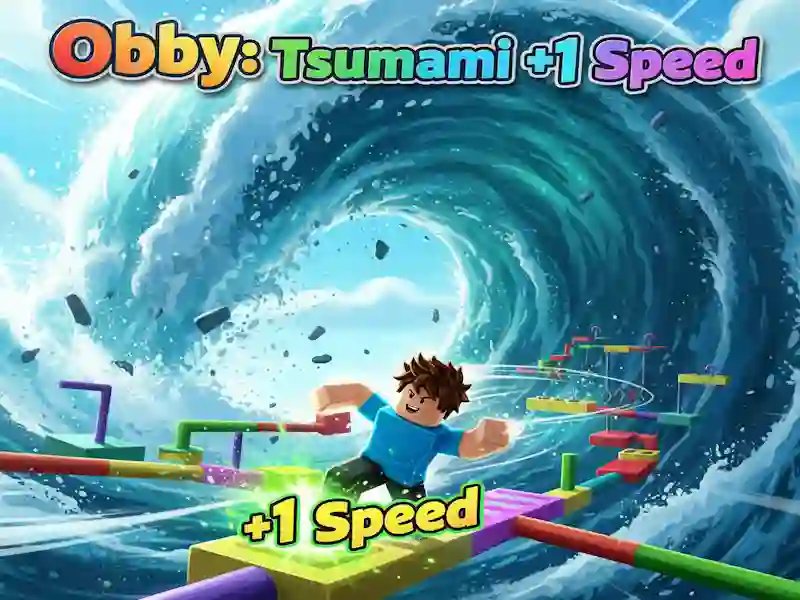 Oyunu Obby: Tsunami +1 hız çevrimiçi