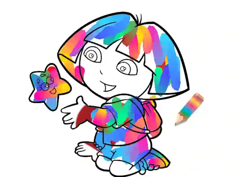 Oyunu Jungle Girl: Boyama Sayfaları çevrimiçi