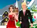 Oyunu Barbie ve Ken'in Noel Randevusu çevrimiçi