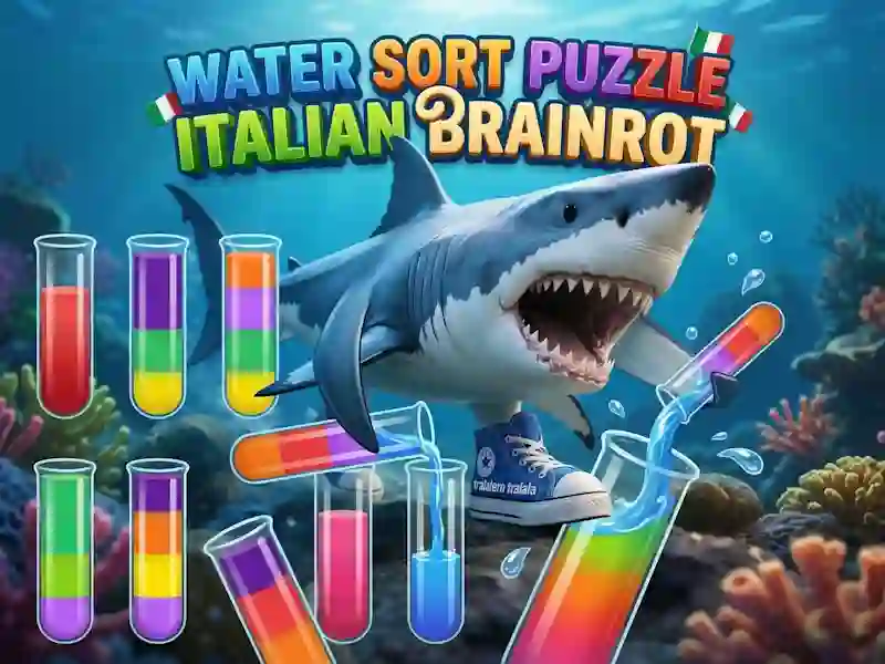 Oyunu Water Sort Puzzle Italian Brainrot çevrimiçi