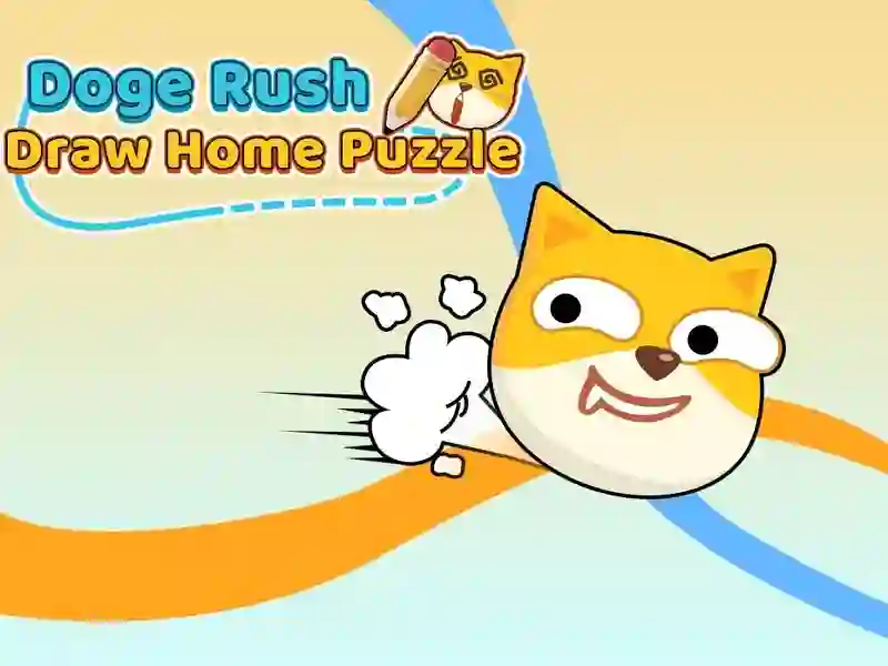 Oyunu Doge Rush Draw Home Bulmaca çevrimiçi