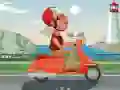 Oyunu Şehir Scooter Turu Boyama çevrimiçi