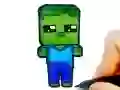 Oyunu Kolay Çocuklar İçin Boyama Mineblox çevrimiçi
