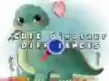 Oyunu Şirin Dinozor Farkları çevrimiçi