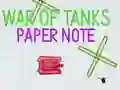 Oyunu Tankların Savaşı Kağıt Notu çevrimiçi Oyunu Tankların Savaşı Kağıt Notu çevrimiçi