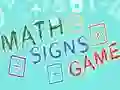 Oyunu Matematik İşaretleri Oyunu çevrimiçi Oyunu Matematik İşaretleri Oyunu çevrimiçi