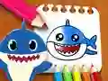 Oyunu Baby Shark Boyama Kitabı çevrimiçi Oyunu Baby Shark Boyama Kitabı çevrimiçi