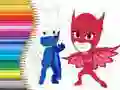 Oyunu PJ Masks Boyama Kitabı çevrimiçi