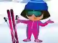 Oyunu Dora: Kayak Giydirme çevrimiçi